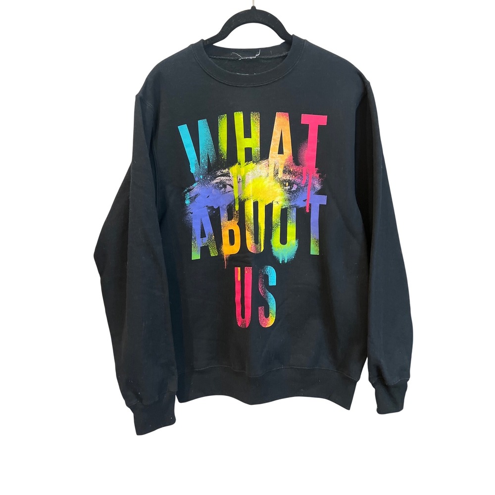 Pink What About Us Concert Tour Black Sweatshirt Size Small - Picture 2 of 3